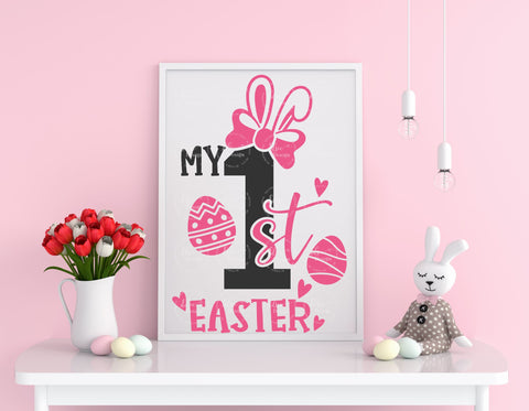 My First Easter - SVG, PNG, DXF, EPS SVG Elsie Loves Design 