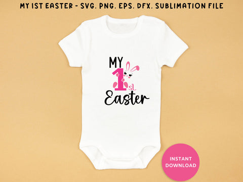 My first Easter SVG PNG Files for cutting machines SVG Elise Cellucci 