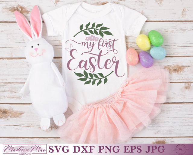 My First Easter SVG SVG Madison Mae Designs 