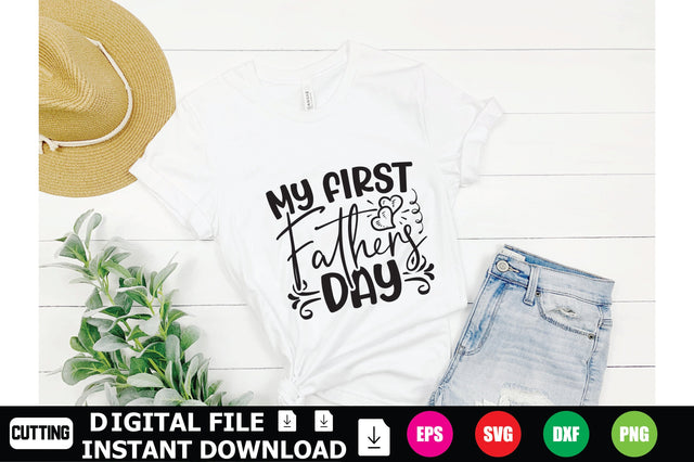 My First Fathers Day SVG Shahin alam 