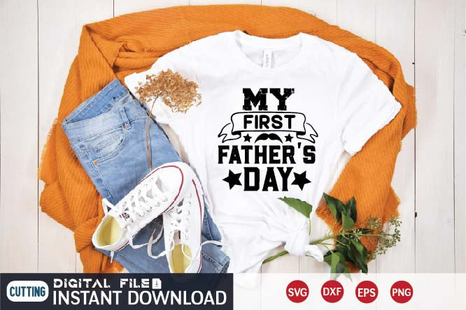 my first father's day svg SVG designer krishna 