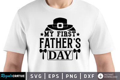 My first fathers day SVG SVG Regulrcrative 
