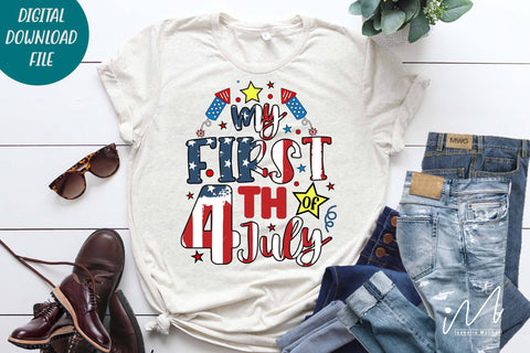 My first fourth of July png, 4th of July t shirt png SVG Isabella Machell 