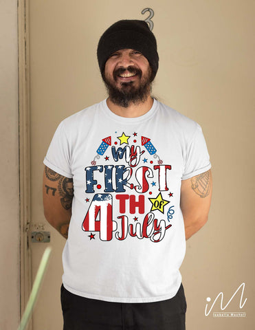 My first fourth of July png, 4th of July t shirt png SVG Isabella Machell 