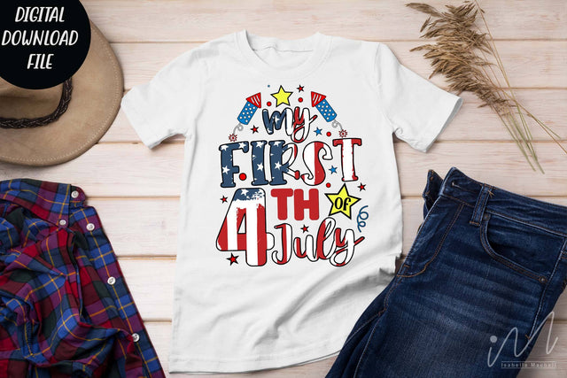 My first fourth of July png, 4th of July t shirt png SVG Isabella Machell 