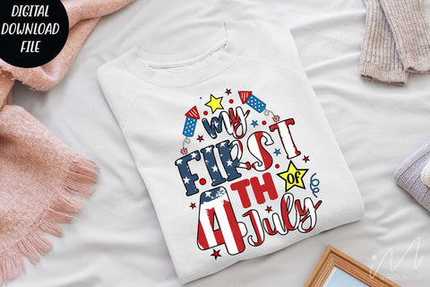 My first fourth of July png, 4th of July t shirt png SVG Isabella Machell 