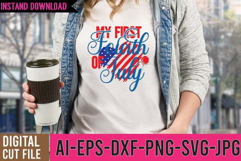 My First Fourth Of July SVG Cut FIle SVG BlackCatsMedia 
