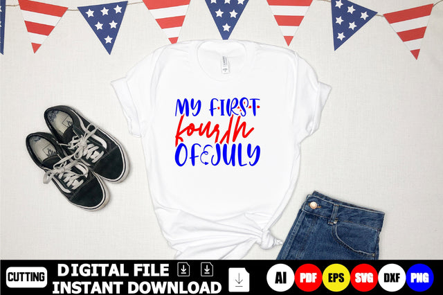 My First Fourth Of July SVG Shahin alam 