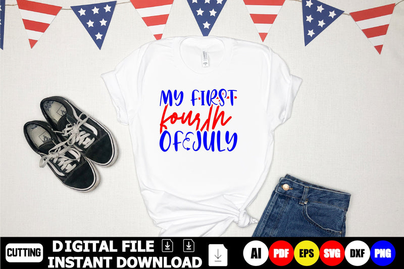 My First Fourth Of July SVG Shahin alam 