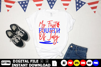 My First Fourth of July SVG Shahin alam 