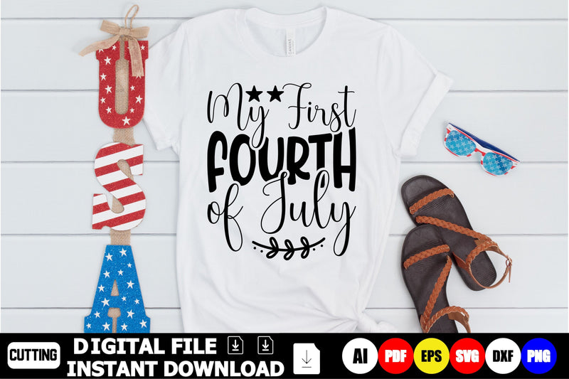 My First Fourth Of July SVG Shahin alam 
