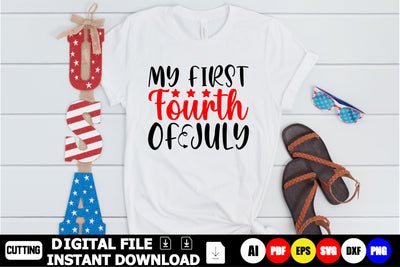 My First Fourth Of July SVG Shahin alam 