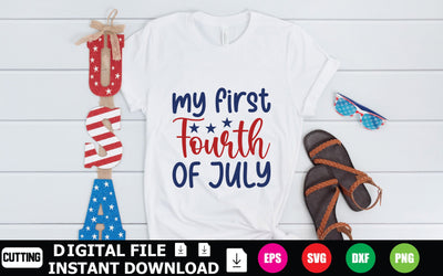 My First Fourth Of July SVG Shahin alam 