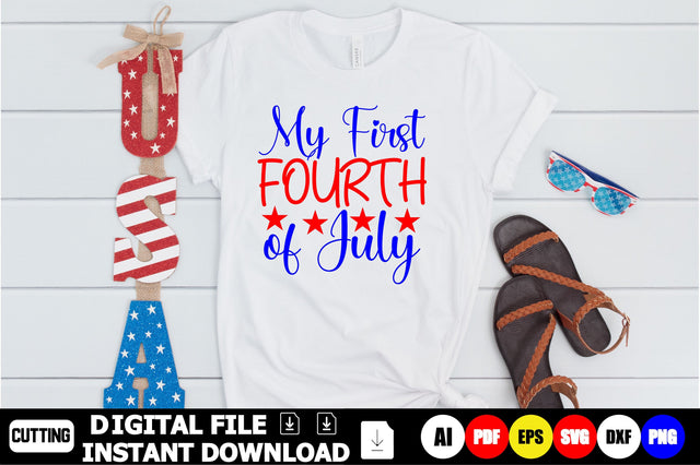 My First Fourth Of July SVG Shahin alam 