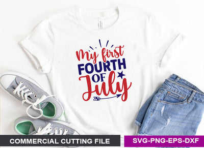My first fourth of July SVG SVG CraftingStudio 