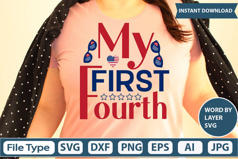 My First Fourth Svg Cut File SVG DesignPlante 503 