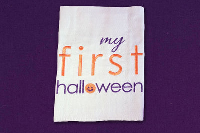 My First Halloween Embroidery Embroidery/Applique Designed by Geeks 