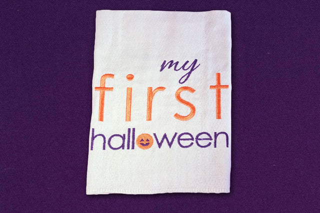 My First Halloween Embroidery Embroidery/Applique Designed by Geeks 