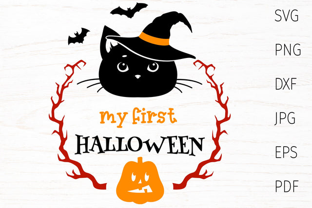 My first Halloween, Halloween baby, kids Halloween svg SVG Digital Rainbow Shop 