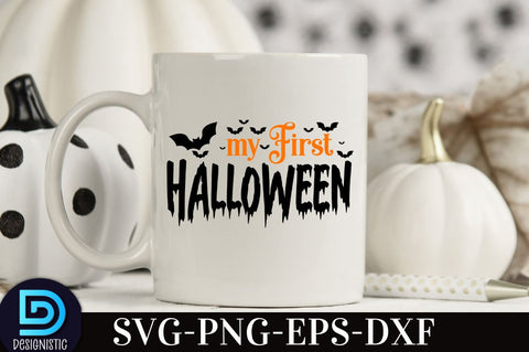 My first Halloween, Retro Halloween SVG Design, SVG DESIGNISTIC 