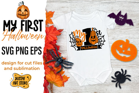 My First Halloween SVG cut files SVG Yustaf Art Store 