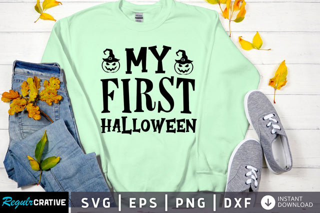 My first halloween SVG Design SVG Regulrcrative 
