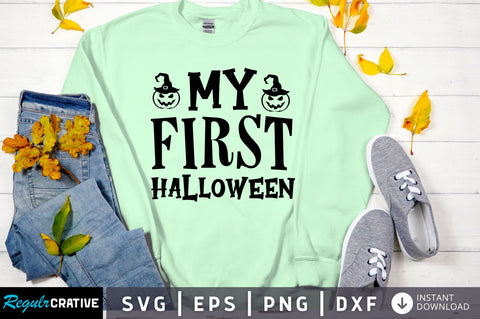 My first halloween SVG Design SVG Regulrcrative 