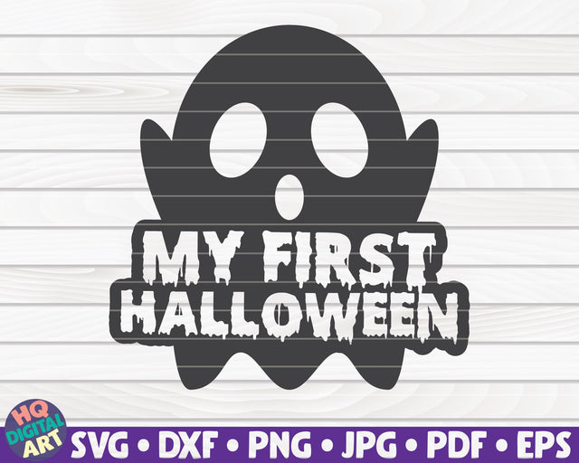 My first Halloween SVG | Halloween quote SVG SVG HQDigitalArt 
