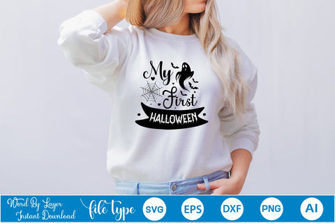 My First Halloween SVG SVGs,Quotes and Sayings,Food & Drink,On Sale, Print & Cut SVG DesignPlante 503 