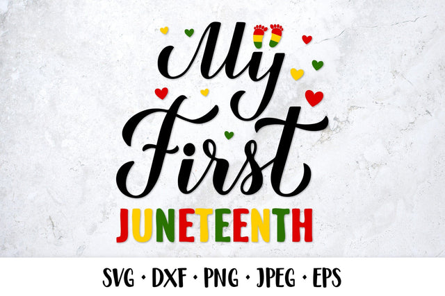 My First Juneteenth. Baby 1st Freedom Day. Juneteenth SVG SVG LaBelezoka 