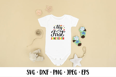 My First Juneteenth. Baby 1st Freedom Day. Juneteenth SVG SVG LaBelezoka 