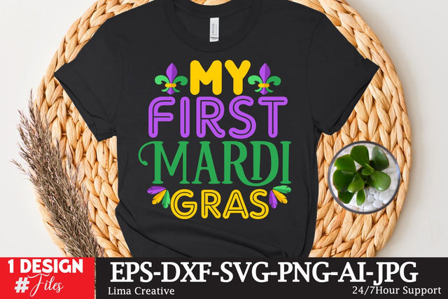 My First Mardi Gras SVG Cut File SVG Insomnia Std 