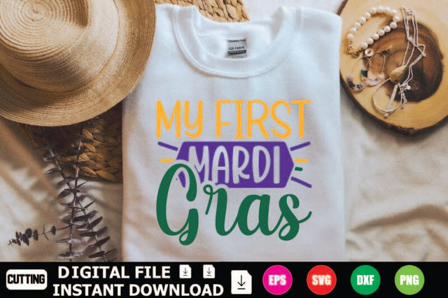 My First Mardi Gras SVG Shahin alam 