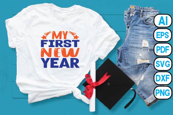 My First New Year SVG Craftlabsvg24 