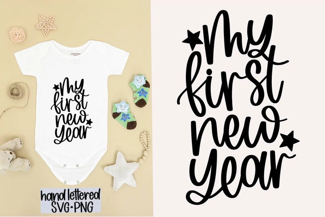 My first new year SVG, Hand Lettered SVG SVG AnitaAlyiaLettering 