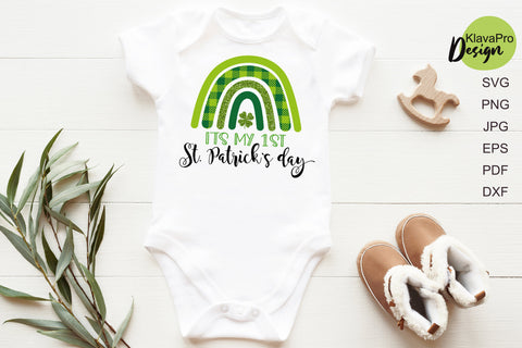 My First St Patricks Day, Baby 1st St Patricks SVG and sublimation design SVG Klava P 