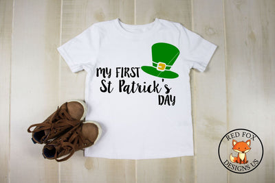My First St Patrick's Day | Baby's First | SVG PNG DXF Files SVG RedFoxDesignsUS 