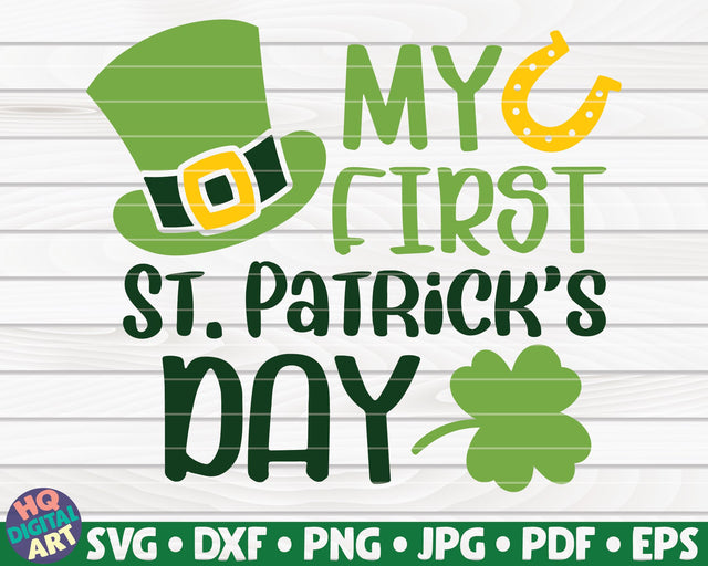 My first St. Patrick's Day SVG | St Patrick's Day SVG HQDigitalArt 
