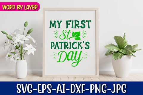 My First St. Patrick's Day Svg SVG Blessedprint 