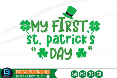 My first st. patrick's day SVG SVG DESIGNISTIC 