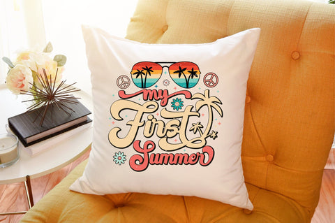 My First Summer Retro PNG SVG designartist 