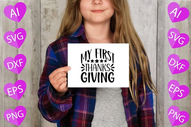 My First Thanks Giving SVG CraftlabSvg29 