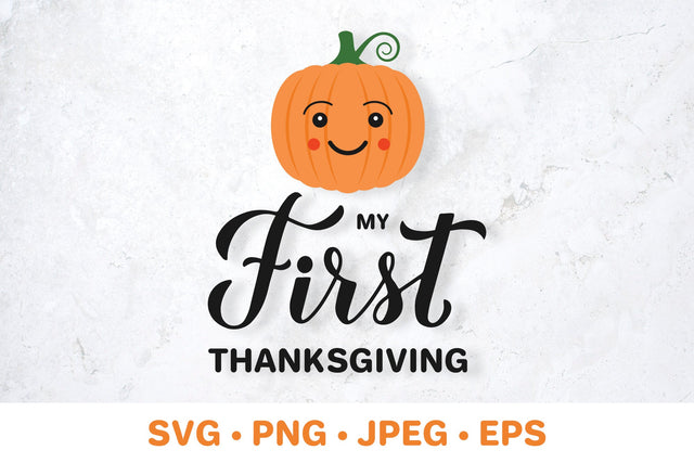 My First Thanksgiving. Baby 1st Thanksgiving SVG SVG LaBelezoka 