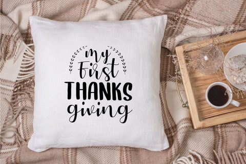 My First Thanksgiving Day SVG Design SVG futivesvg 