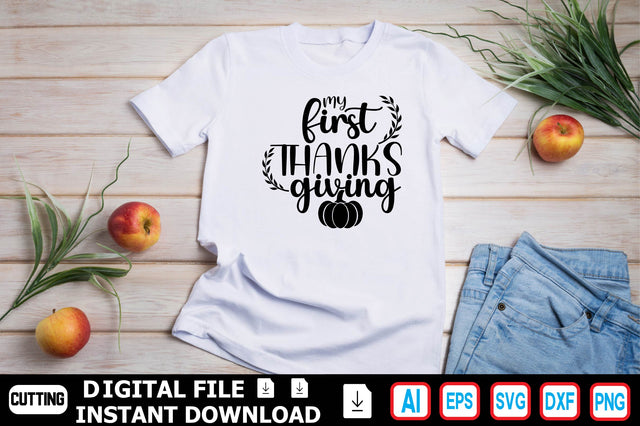 My First Thanksgiving SVG Craftlabsvg24 