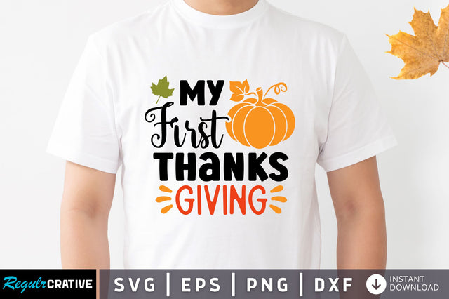 My first thanksgiving SVG SVG Regulrcrative 