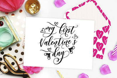 My first Valentines day Cut file SVG TheBlackCatPrints 