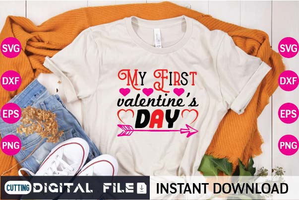 my first valentine's day SVG designer krishna 