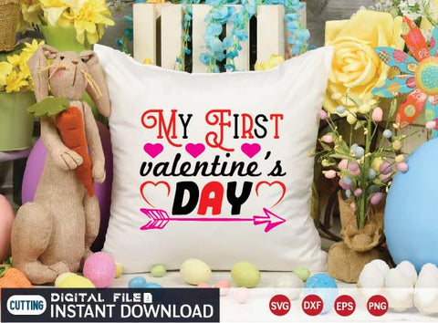 my first valentine's day SVG designer krishna 