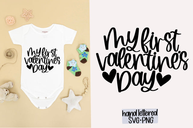 My first Valentine's day SVG, Hand Lettered SVG SVG AnitaAlyiaLettering 